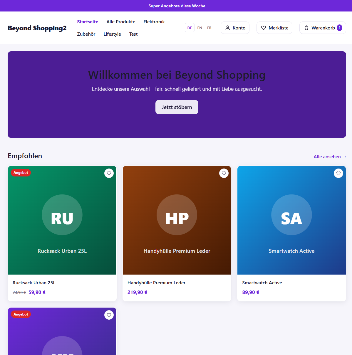Beyond Shopping screenshot
